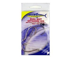 Wilson Live Dual Bait Offshore Rig - 8/0 Circle & 2 X 6/0 Snooded Paternoster