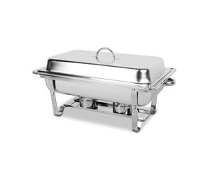 2 x 4.5L Stainless Steel Bain Marie Bow Chafing Dish Set Food Warmer Buffet Pan
