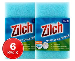 2 x Zilch Magic Erase Sponge 3pk
