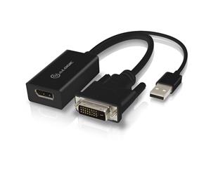 Alogic DVI to DisplayPort Adapter Converter with USB Power Premium DVDPU-ACTV