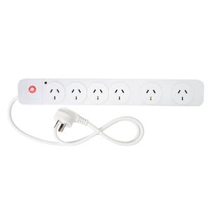 Arlec 6 Outlet Surge And Data Protected Powerboard