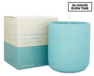 Arome Ambiance Ceramic Soy Candle - Ginger Lime