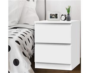 Bedside Tables Drawers Side Table Bedroom Furniture Nightstand White Lamp