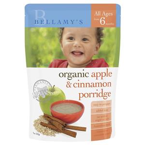 Bellamy's Organic Apple Cinnamon Porridge 125g