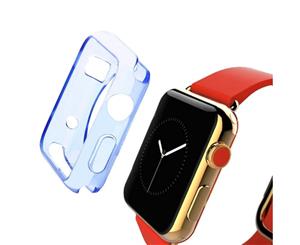 Blue For Apple Watch 1234 (44mm42mm) Slim TPU Protective Case