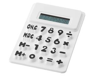 Bullet Splitz Flexible Calculator (White) - PF1516