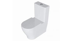 Caroma Luna Cleanflush Wall Faced Toilet Suite - Bottom Inlet