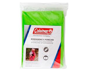 Coleman Emergency Poncho - Green