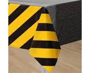 Construction Zone Table Cover Plastic Rectangle
