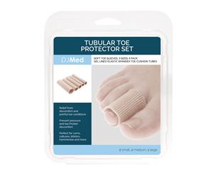 DJMed Toe Tubes  Tubular Toe Protector Set