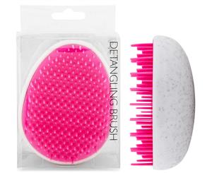 Detangling Brush - White/Pink
