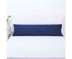 Dreamaker 250TC Plain Dyed Body Pillowcase-48x150cm Navy