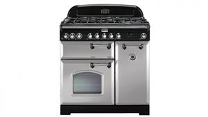 Falcon Classic Deluxe 900mm Dual Fuel Freestanding Cooker - Royal Pearl Chrome
