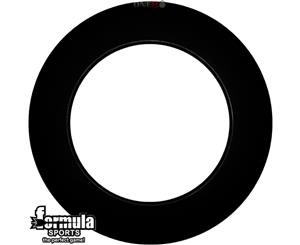 Formula Sports - 1 Piece Dartboard Surround - Black Red - Black