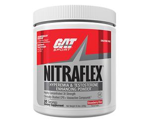 GAT Nitraflex Hyperemia & Testosterone Enhancing Powder Strawberry Kiwi 309g