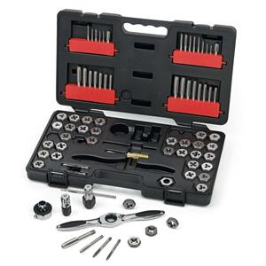 GEARWRENCH 75 Pc Metric/SAE Ratcheting Tap and Die Drive Tool Set