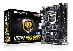 Gigabyte H170M-HD3 DDR3 Intel Motherboard