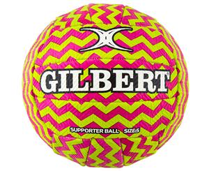 Gilbert Glam Zig Zag Size 5 Netball - Multi