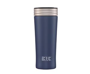 IKUK 300ml Ceramic Stainless Steel Vacuum Insulated Drink Bottle - Blue
