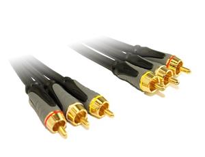 Konix 15M High Grade RCA A/V Cable with OFC