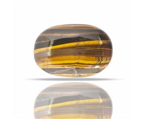 Large Tiger Eyes Palm Stone Natural Crystal Mineral Chakra Healing Polished Palmstone Soapstone