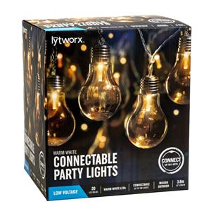 Lytworx 20 Warm White Connectable Party Lights