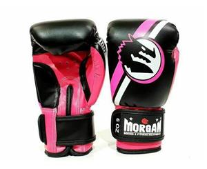 MORGAN V2 Classic Kids Boxing Muay Thai Boxing Gloves (4-6Oz) - Fluro Pink/Black