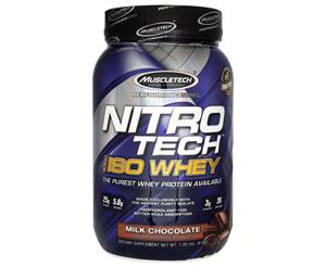 Muscletech Nitro-Tech 100% Iso Whey Protein Powder Milk Chocolate 818g