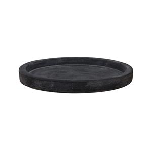 Northcote Pottery Charcoal cafeSTYLE Round Terracotta Saucer - 250mm
