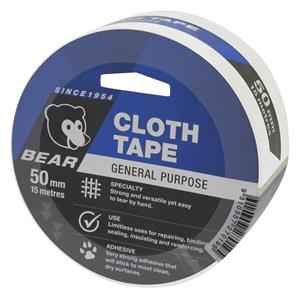 Norton Bear 50mm x 15m White Cloth Tape