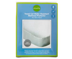 Playette Terry Towelling Travel Portacot Water Resistant Mattress Protector