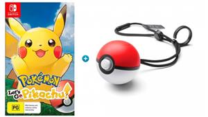 Pokemon Let's Go Pikachu + Pokeball Plus Bundle - Nintendo Switch