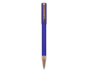 Premium Ballpoint Pen Electric Blue Sapphire