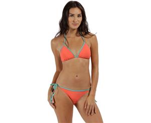 Regatta Womens/Ladies Aceana Bikini String Brief Swimwear Bottoms - Neon Peach