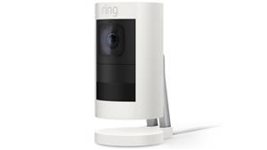 Ring Stick Up Cam Wired Security Camera - White