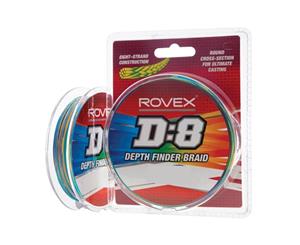 Rovex D8 Depth Finder Multi-Colour Braid - 600yd 20lb