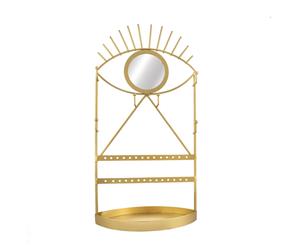 Sass & Belle Gold Eye See You Jewellery Holder with Mirror