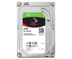 Seagate 2TB IronWolf NAS 3.5" 5900RPM SATA3 6Gb/s 64MB HDD. 3 Years Warranty