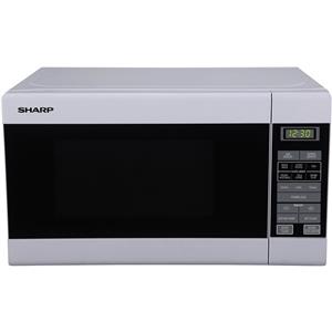 Sharp R210DW 750W Compact Microwave Oven (White)