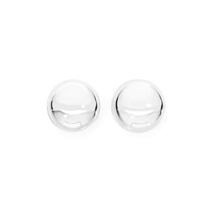 Silver 7mm Ball Stud Earrings
