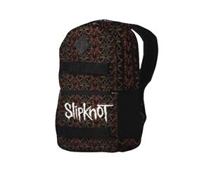 Slipknot Backpack Skate Bag Pentagram Iowa Band Logo Official - Black