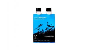 SodaStream 1L 2 Pack Carbonating Bottle - Nature Black