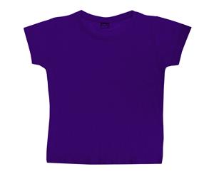 Sols Girls Cherry Short Sleeve T-Shirt (Dark Purple) - PC358