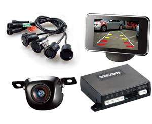 Steelmate PTS-V404T 4 Rear Parking Sensors With 3" Monitor & Camera