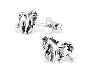 Sterling Silver Unicorn Earrings Studs