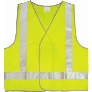 UniSafe XX Large Lime / Yellow Hi-Vis Day And Night Safety Vest
