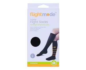 2 Pairs Travel Flight Anti-fatigue Compression Sock Size L