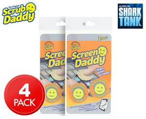 2 x Screen Daddy Original Microfibre Cleaning Pads 2pk