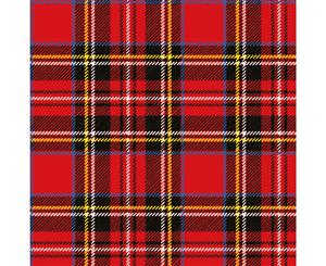 Ambiente 3 Ply Paper Napkins Scottish Red