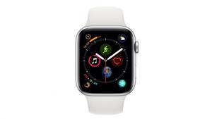 Apple Watch Series 4 GPS - 44mm Silver Aluminium Case with White Sport Band